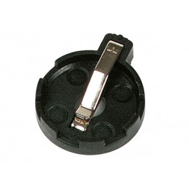 Portapilas CR2032 pila boton con tapa e interruptor Ø 20mm